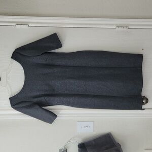 Banana Republic Shimmery Silver-Grey Sheath Cocktail Dress. Size 8.